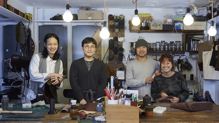 유르트 직원 김민하·주태준씨와 강민주·김영민씨 부부