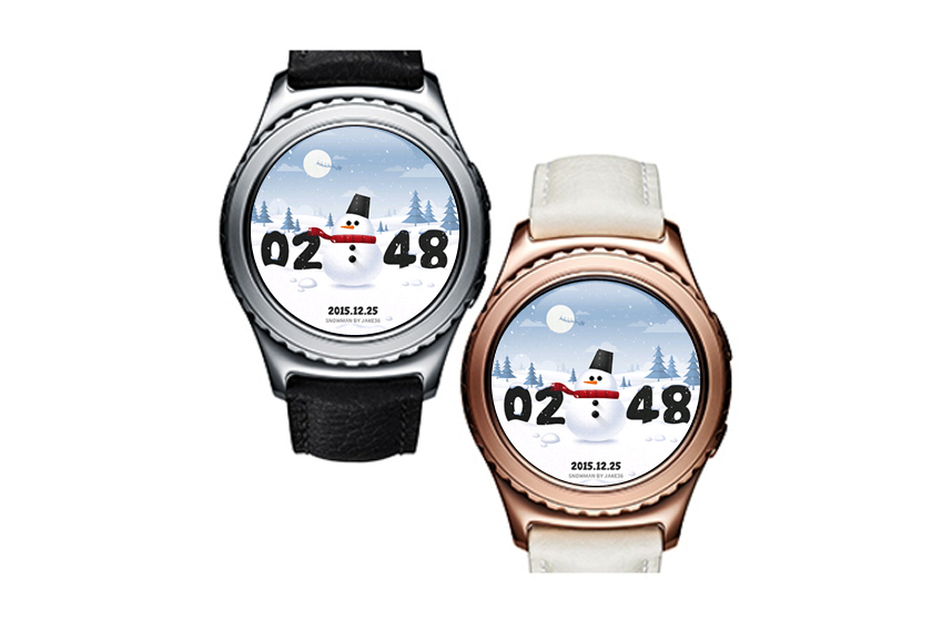즐거운 설 연휴, 함께하면 좋을 기어 S2 워치페이스 4