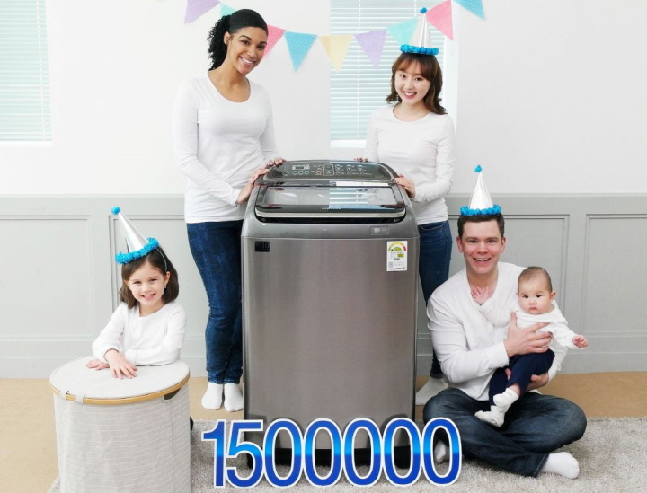 삼성 ‘액티브워시’, 글로벌 150만 대 판매 돌파