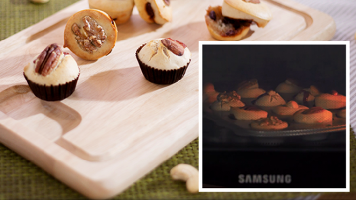 스마트오븐으로 만든 견과류 머핀