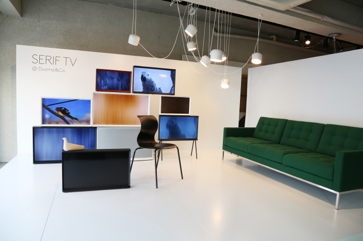 삼성 세리프 TV 프리미엄 가구 매장서 선보인다