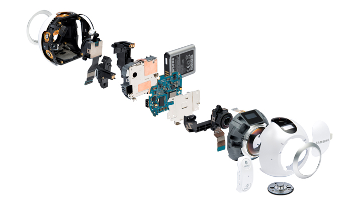 전면부터 후면까지 낱낱이 살폈습니다, 분해도로 보는 기어 360