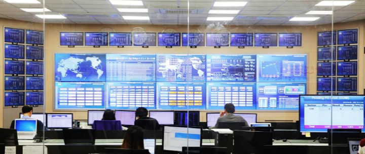 삼성전자 수원사업장 글로벌기술센터에 위치한 종합 상황실