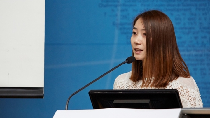 삼성전자 사회봉사단사무국에서 해외봉사단 업무를 담당하고 있는 송재란씨