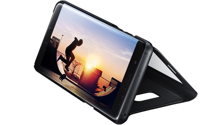 노트7 S뷰 스탠딩 커버 사진