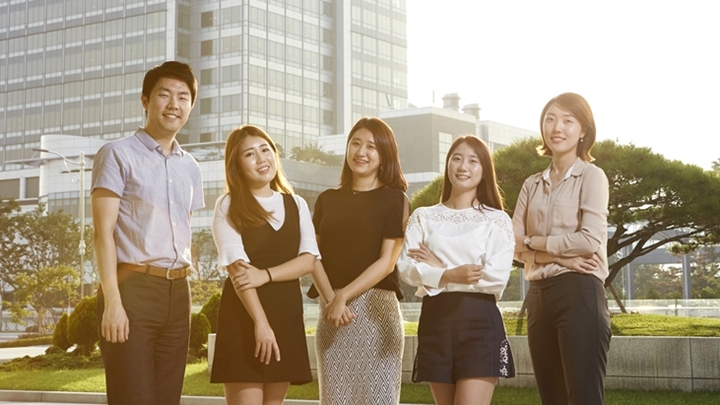 삼성전자 사회공헌사무국 직원들