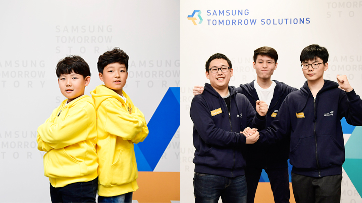 정재현군과 최윤재군 노권후∙정우주∙김태일군