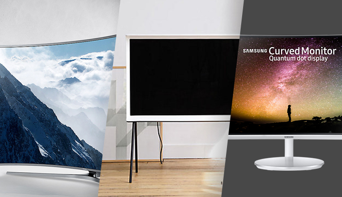 퀀텀닷 커브드 모니터 이미지