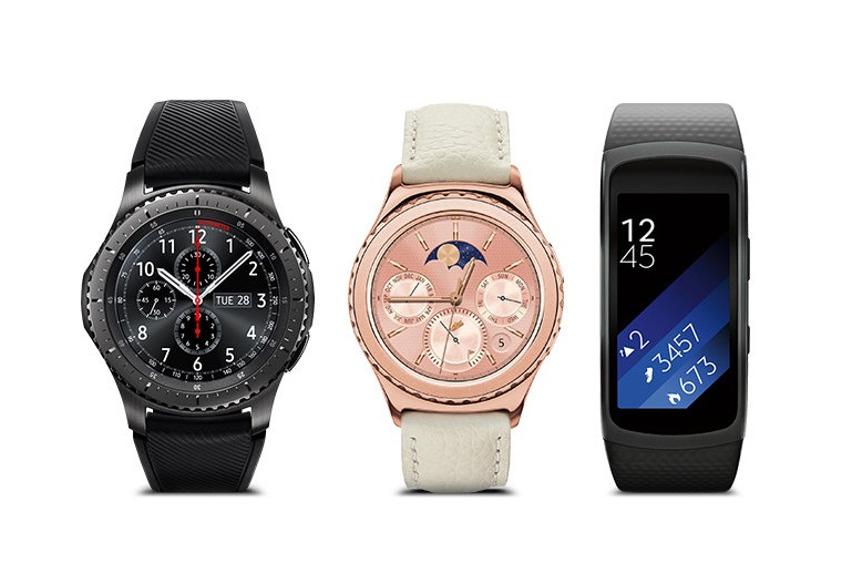 삼성전자 최신 웨어러블기기 기어 S3(블랙) ,기어 S2(핑크) ,기어 핏2(블랙) 이미지