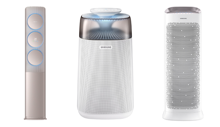 삼성 무풍에어컨 스탠드형 , 공기청정기