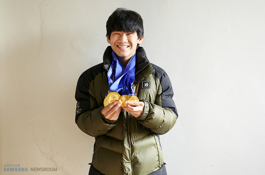 빼어난 탁구 실력으로 지난해 청소년 희망인재 프로젝트 탁구 분야 장학생으로 선발된 정대열군