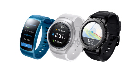 기어 핏2, 기어 S3, 기어 S2 이미지