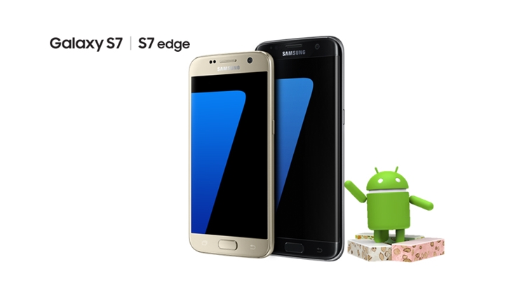 Galaxy S7 (골드) , S7 edge (블랙) 이미지