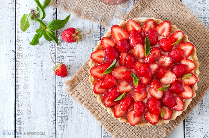 딸기 타르트 사진