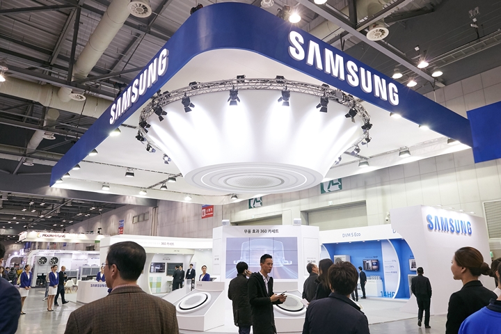 2017 HARFKO 삼성전자 부스 현장의 모습