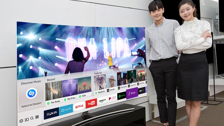 스마트 TV에 음악 식별 검색서비스 ‘샤잠’ 기능 추가