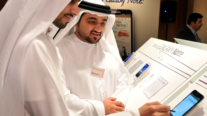 29일 두바이에서 5번째 갤럭시 노트 월드 투어 실시