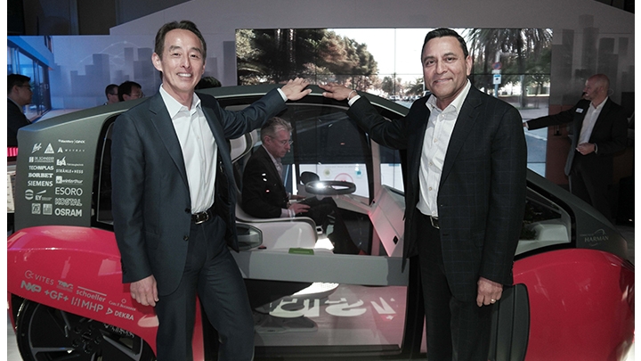 전세계 1위인 프리미엄 인포테인먼트와 카오디오 등의 분야에서 최첨단 기술과 제품 전시