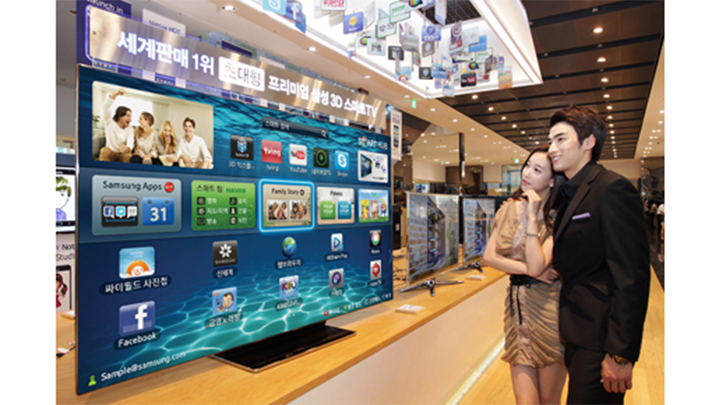 다이아몬드 블랙 패널 탑재로 30% 향상된 선명한 화질 제공