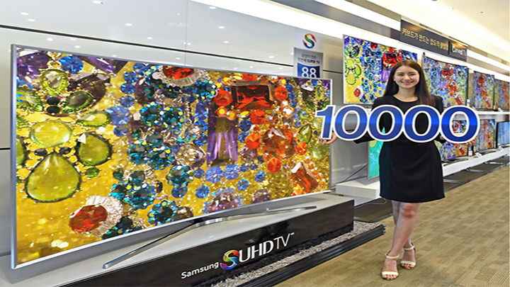 SUHD TV, 출시 3개월 만에 1만대 판매 돌파, 상반기 누적 판매량 1만 5,000대 돌파 예상