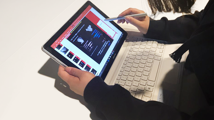 S펜과 키보드라는 두 가지 수단을 가진 갤럭시 북