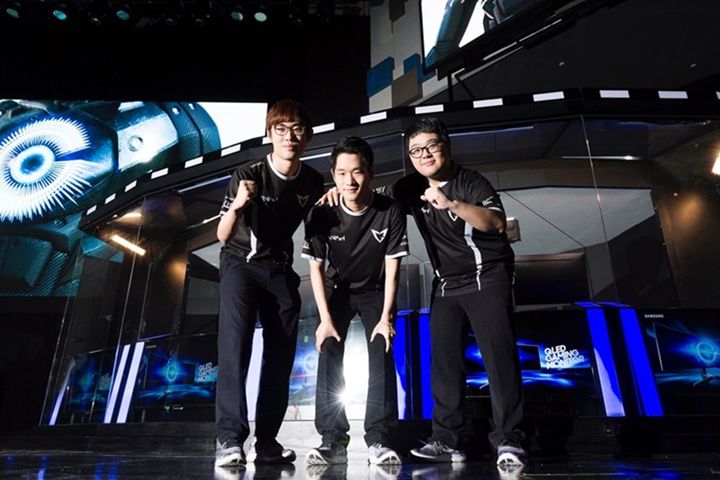 삼성 갤럭시 게임팀 단체 사진