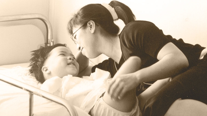 로봇다리 김세진 선수의 어릴적 모습