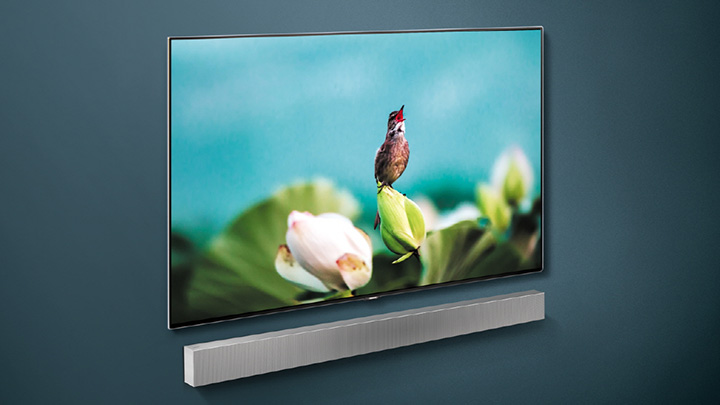 CES 2018서 슬림형 사운드바 선보여