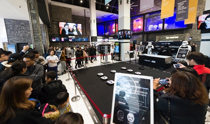 ‘파워봇·파워건 스타워즈 에디션’ 체험 행사장 모습