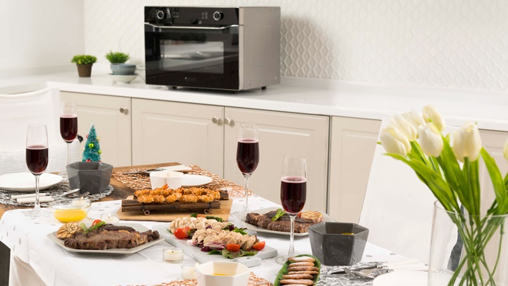 직화오븐 하나로 만든 코스요리, 5가지 파티 음식