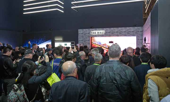 CES 2018 삼성전자 부스 이모저모 & 옥외광고