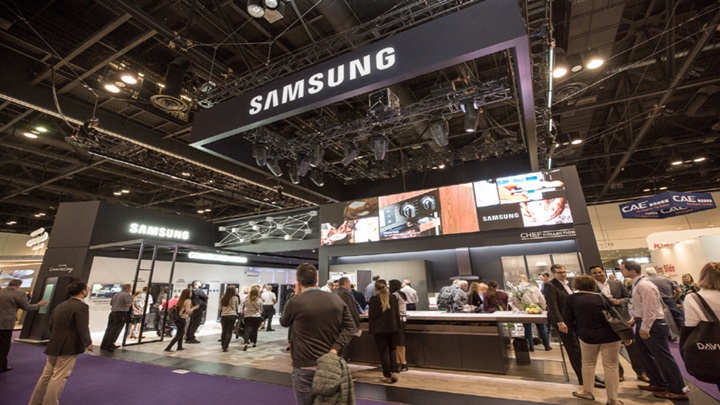 KBIS 2018 프리미엄 빌트인 가전 삼성전자 부스
