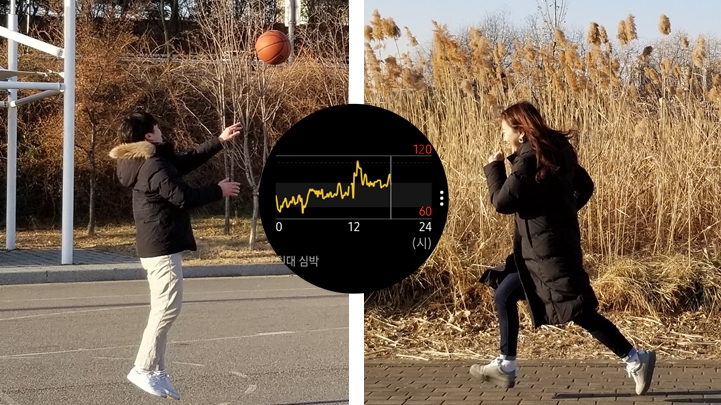 기어 시리즈로 본 일상의 심박수