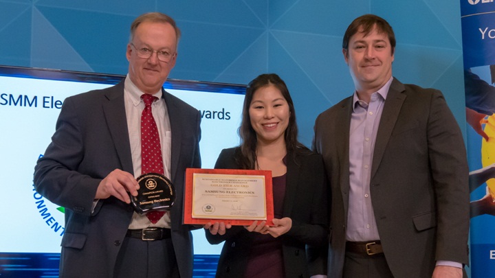 '갤럭시 업사이클링' 프로젝트로 미국 환경보호청 '신기술상' 수상