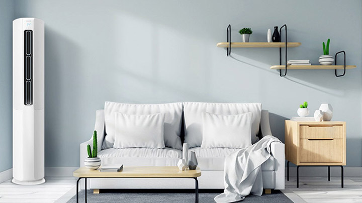 무풍에어컨과 함께한 화이트 인테리어