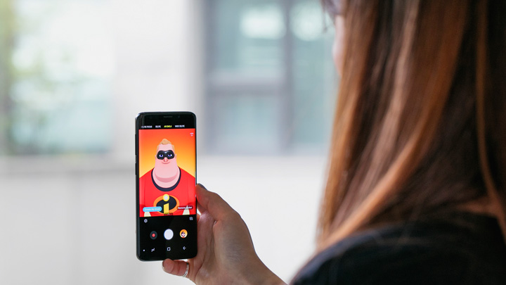 인크레더블 이미지 적용 모습