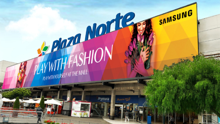 삼성전자, 페루에 중남미 최대 LED 사이니지 설치