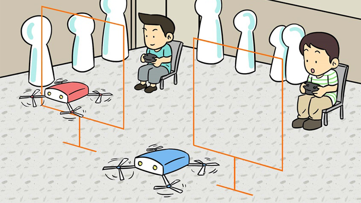 자율 비행 드론 레이싱 ADR 모습