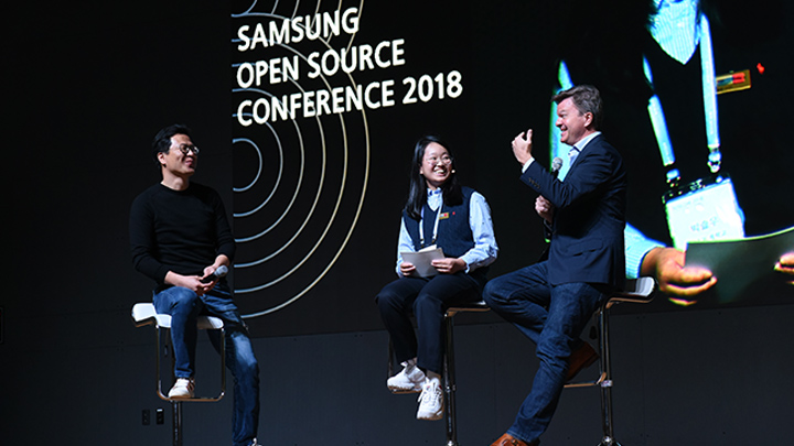 짐 젬린 대표와 박솔우 학생의 대담