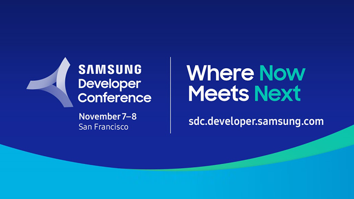 samsung developer conference / november 7-8 / San Francisco / where now meets next / sdc.developer.samsung.com