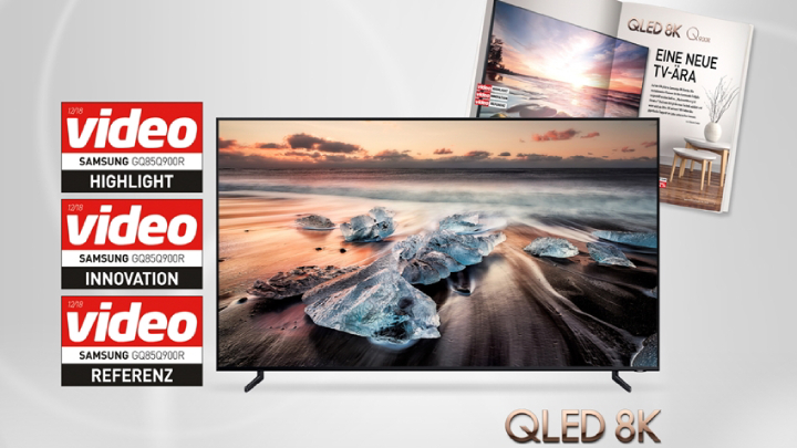 삼성전자가 최근 출시한 ‘QLED 8K’ TV가 권위 있는 독일 AV 전문 평가지 ‘비디오(Video)’로부터 최고의 TV라는 평가를 받았다.