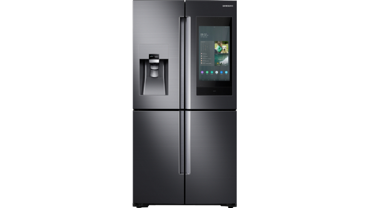 삼성전자가 미국 라스베이거스에서 열리는 세계 최대 전자 전시회 CES 2019에서 4년 연속 CES 혁신상을 수상한 2019년형 ‘패밀리허브’ 냉장고 신제품을 공개했다.