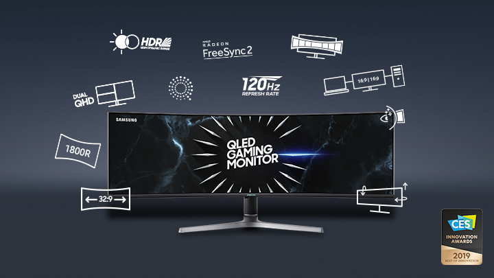 세계 최대 크기의 게이밍 모니터 CRG9