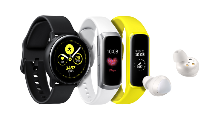 삼성전자, 활동적인 라이프스타일에 최적화된 갤럭시 워치 액티브·갤럭시 핏·갤럭시 버즈 공개