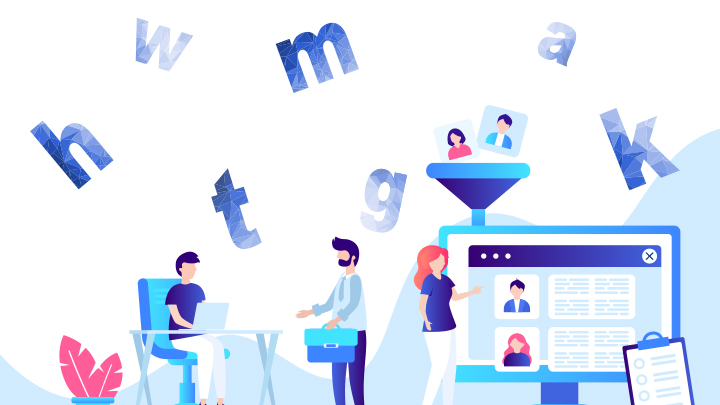 외국어 공부를 하는 사람들