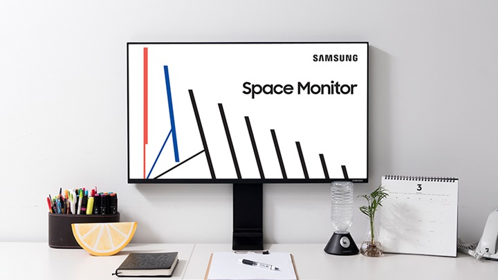 3베젤리스 스페이스 모니터