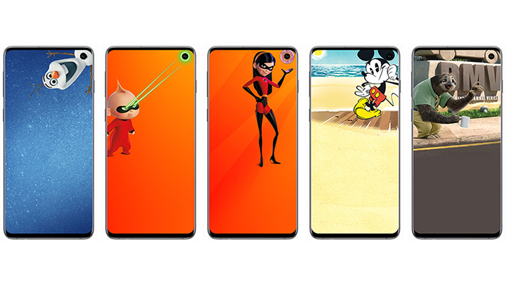 갤럭시 S10 맞춤 ‘디즈니•픽사’ 배경화면