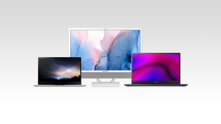 삼성 PC 신제품 3종 이미지(삼성 노트북 7, 삼성 올인원, 삼성 노트북 7 Force)