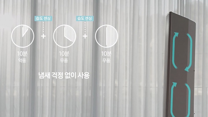 무풍에어컨 사용법