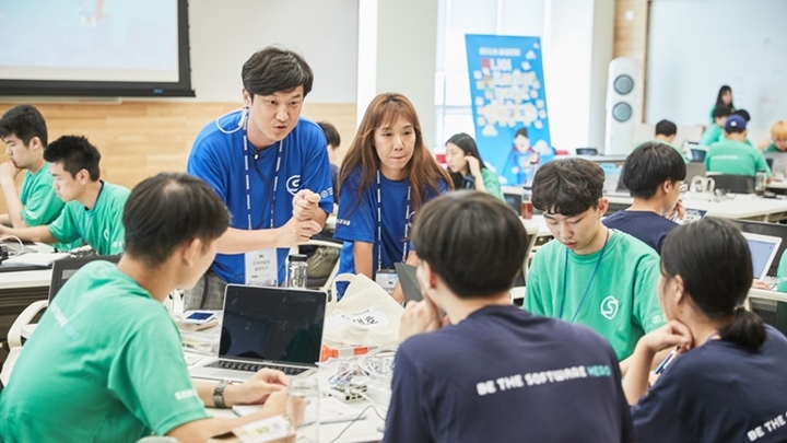 주니어소프트웨어창작대회 현장 모습